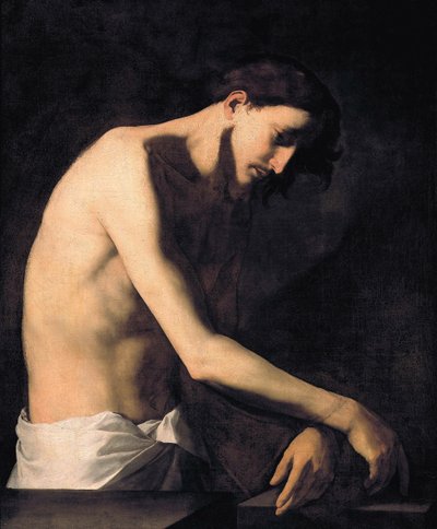 キリスト・パー・リベラの鞭打ち、ホセ、デ（1591-1652）。 キャンバスに油彩、サイズ：99x81、c。 1620、ガレリア サバウダ、トリノ 作： Jusepe de Ribera