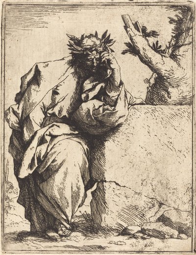 詩人 作： Jusepe de Ribera