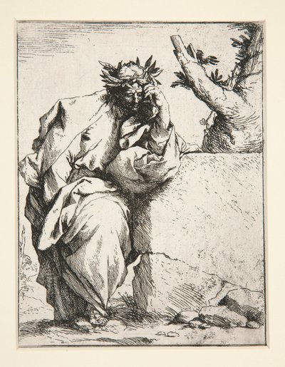 詩人 作： Jusepe de Ribera