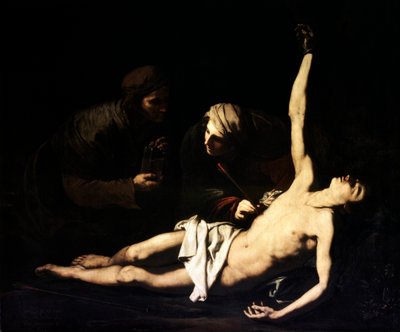 聖人セバスチャン、アイリーンとルシア、1628 作： Jusepe de Ribera