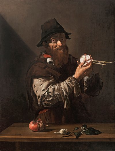 嗅覚」1615年頃（油彩・キャンバス 作： Jusepe de Ribera