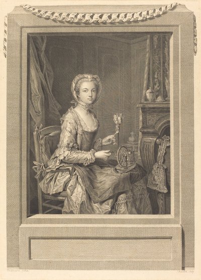 彼の妹が恋しい 作： Juste Chevillet after Jean Gaspard Heilmann
