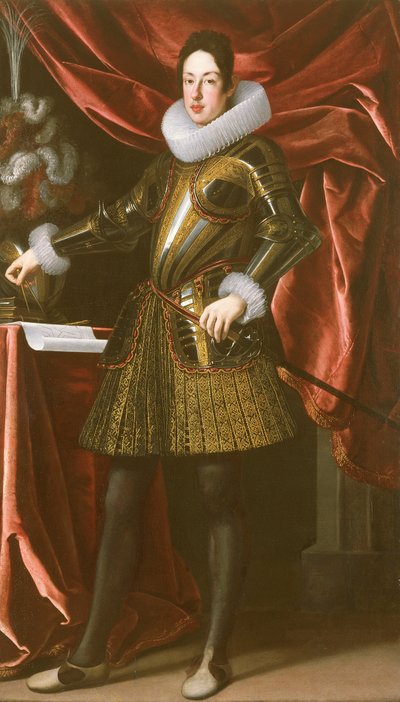 トスカーナ大公フェルディナンド 2 世 1610 ～ 1670 年、c1630 ～ 1640 年。 作： Justus Sustermans