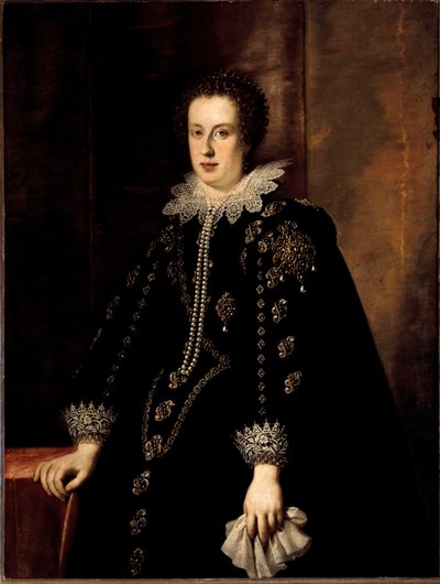 クロード・デ・メディシス（クラウディア・デ・メディチ）（1604-1648）の肖像 ウルビン公フェデリコ・デッラ・ロヴェーレの妻（当時のオーストリア・チロル大公レオポルド5世） ユストゥス・スステルマンス（1597-1681）の絵画 17世紀 フィレンツェ、ピッティ宮殿 作： Justus Sustermans