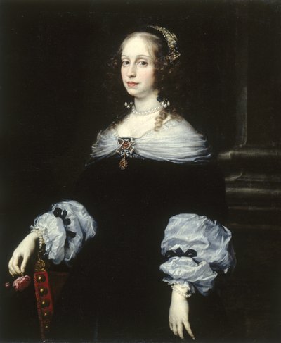 カルペニャ伯爵夫人テレサダドリーの肖像、1654年 作： Justus Sustermans