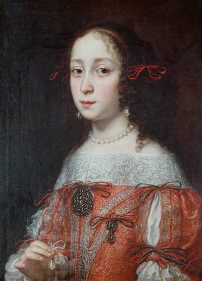 女性の肖像、1660年頃 作： Justus Sustermans