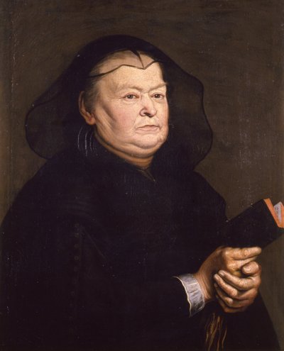未亡人の肖像、1630-1640 作： Justus Sustermans
