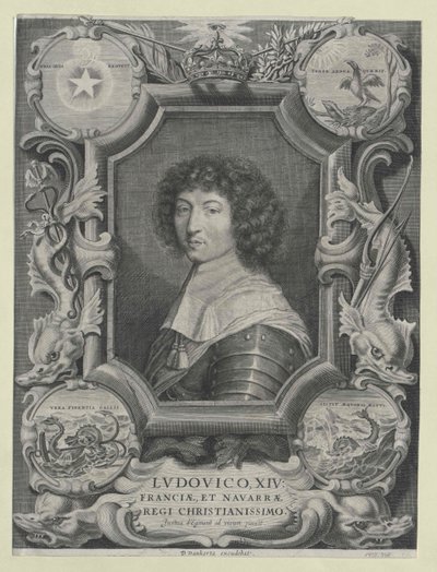 フランス王ルイ14世 作： Justus van Egmont