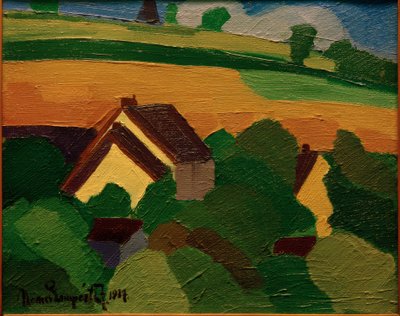 風景 作： József Nemes Lampérth