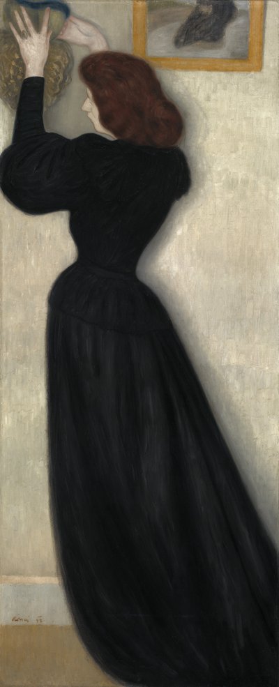 花瓶の細身の女、1894 作： József Rippl Rónai