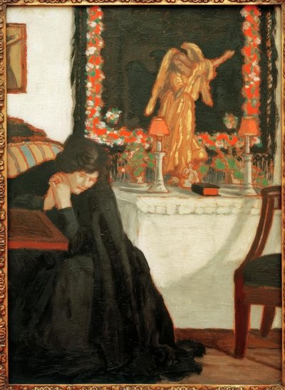 Mourning 作： József Rippl Rónai
