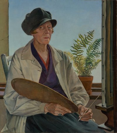 自画像 作： Käthe Hoch