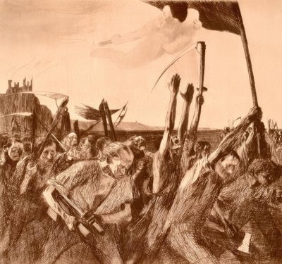 反乱 作： Käthe Kollwitz