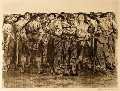 囚人 作： Käthe Kollwitz