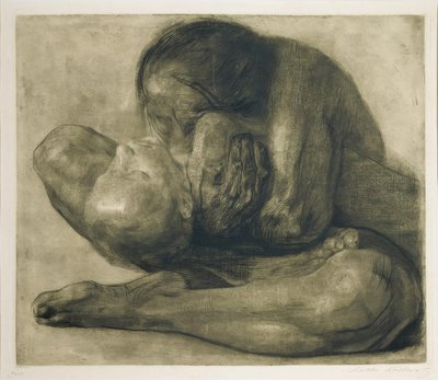 死んだ子供を持つ女性 作： Käthe Kollwitz