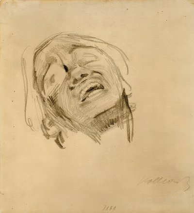 女性の頭 作： Käthe Kollwitz