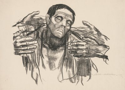 ロシアを助ける 作： Käthe Kollwitz