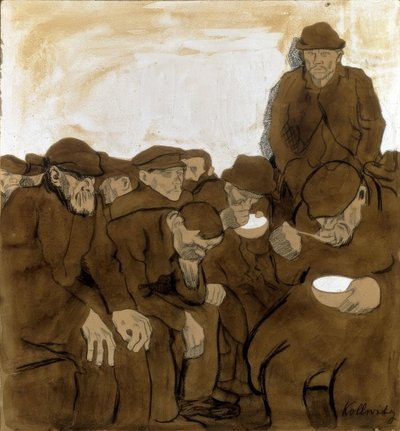 温暖化ホールで 作： Käthe Kollwitz