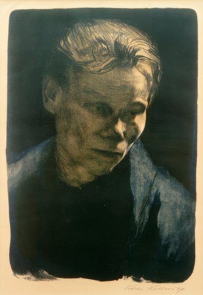 K.コルヴィッツ、労働者女性の半身像 作： Käthe Kollwitz