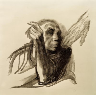 Kathe Kollwitz、死の呼び声 作： Käthe Kollwitz