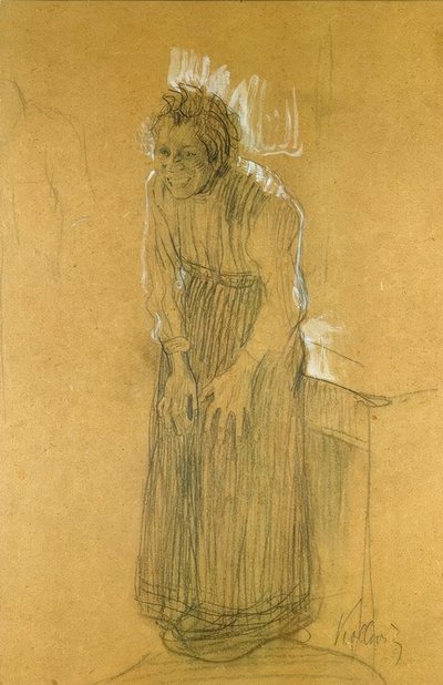 笑う女性 作： Käthe Kollwitz