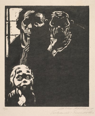 プロレタリアート: No. 1 失業者 作： Käthe Kollwitz