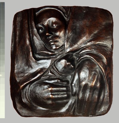 彼の手の平和で休む、1936（ブロンズ） 作： Käthe Kollwitz