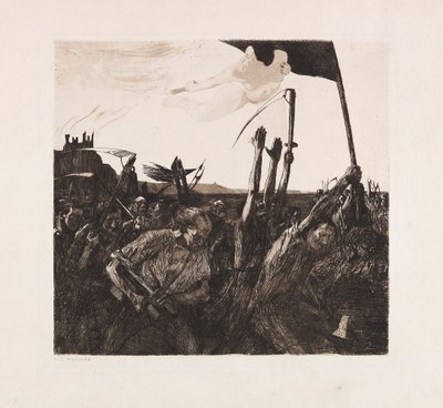 反乱、1899年。 作： Käthe Kollwitz