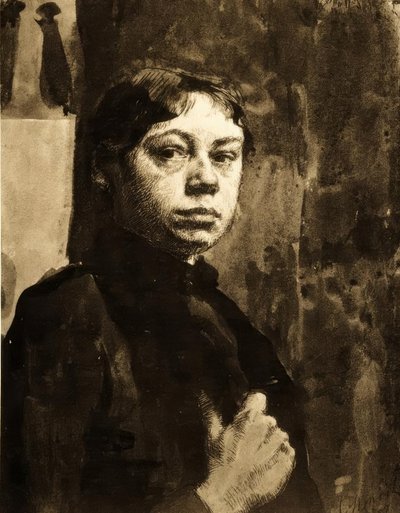 自画像 作： Käthe Kollwitz
