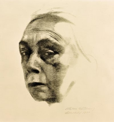 自画像 作： Käthe Kollwitz