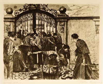 嵐 作： Käthe Kollwitz