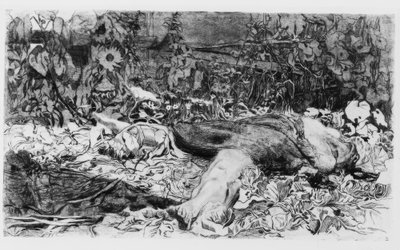レイプ 作： Käthe Kollwitz