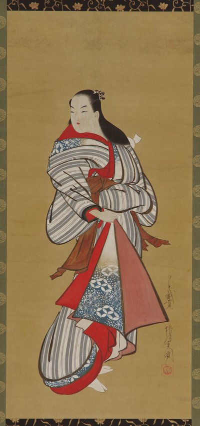 湯所 ｓ単ヂンｇ、 江戸 ペリオｄ、 １６１５ー１８６８。 作： Kaigetsudô Ando