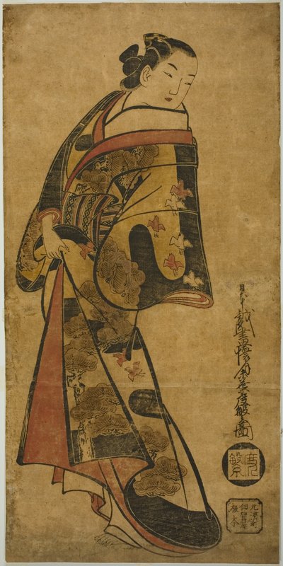 立ち花魁 作： Kaigetsudō Dohan