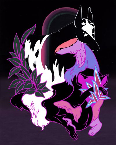 Zephyrus Gate、2020年（綿にアクリル） 作： Kam Tsz