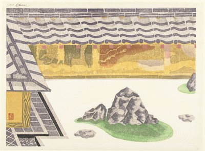 龍安寺の石庭 作： Kamei Tôbei