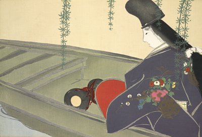 浅葉船、桃代限定 作： Kamisaka Sekka