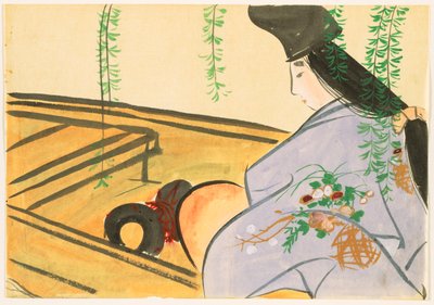 百世草（ももよぐさ）：浅妻船（あさづまぶね） 作： Kamisaka Sekka