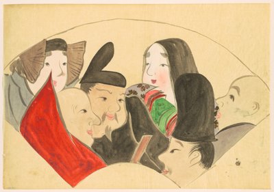 百世草（ももよぐさ）六歌仙（六歌仙） 作： Kamisaka Sekka