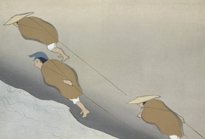 ひきふね、ももようぐさ（世界の物）Vol II、pub.1909（色版木版） 作： Kamisaka Sekka