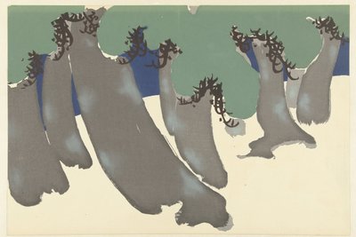 松の木 作： Kamisaka Sekka