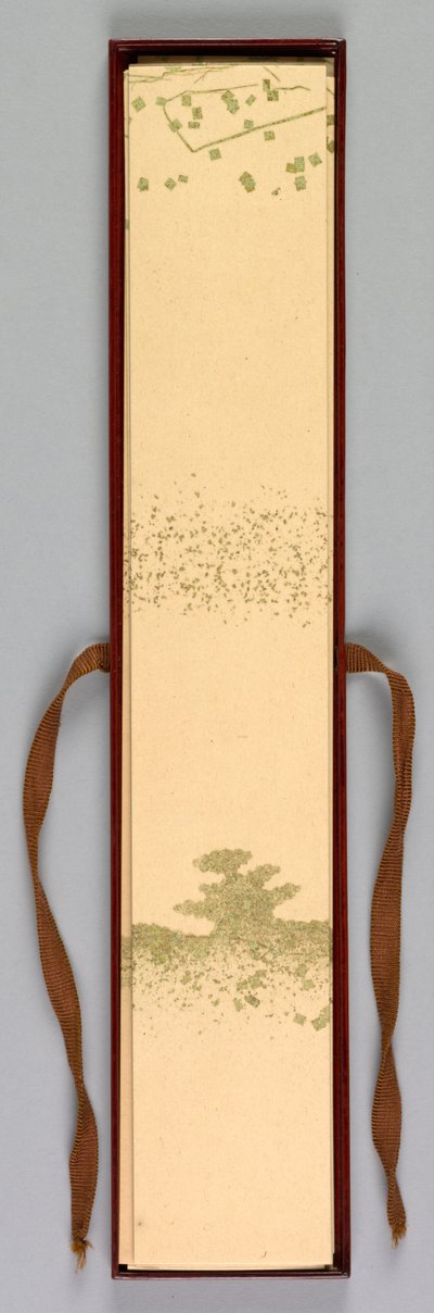 詩カードボックス、1868-1912。 作： Kamisaka Sekka