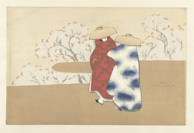1909年春（木版画） 作： Kamisaka Sekka