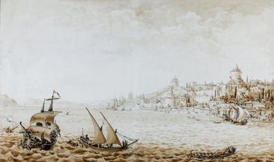 ルメリ・ヒサリの眺め、1777年 作： Kamsetzer