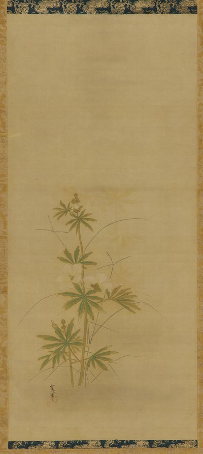 藍玉セット 江戸時代・17世紀中頃～18世紀初頭 作： Kanô Yôboku Tsunenobu