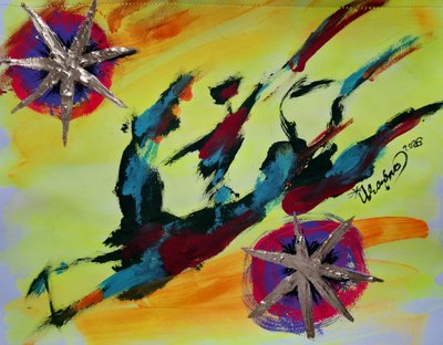 ダイナミック・アブストラクト・スターズ 作： Kanat Ibragimov