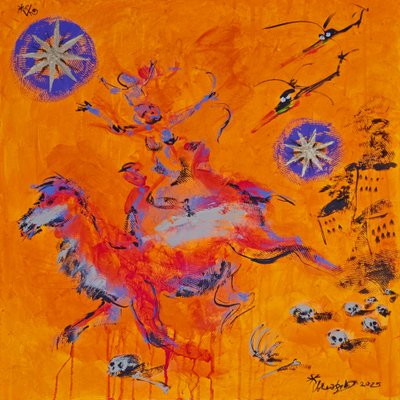 活気あふれるダンスの旅 作： Kanat Ibragimov