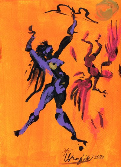 躍動感あふれるダンスの精神 作： Kanat Ibragimov