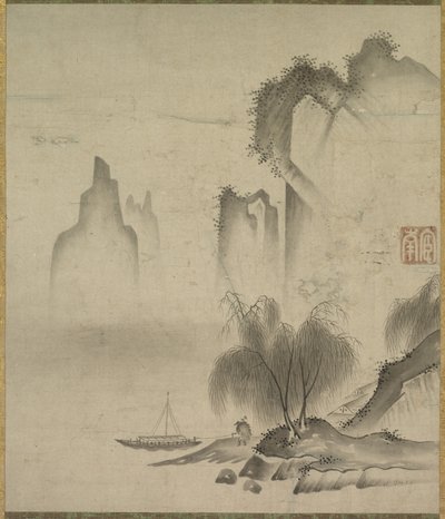図 ボートの係留 作： Kannan