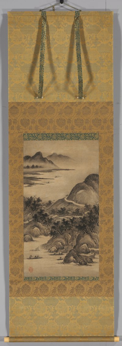 季節の風景：夏、1500年代半ばから後半。 作： Kano Hideyori